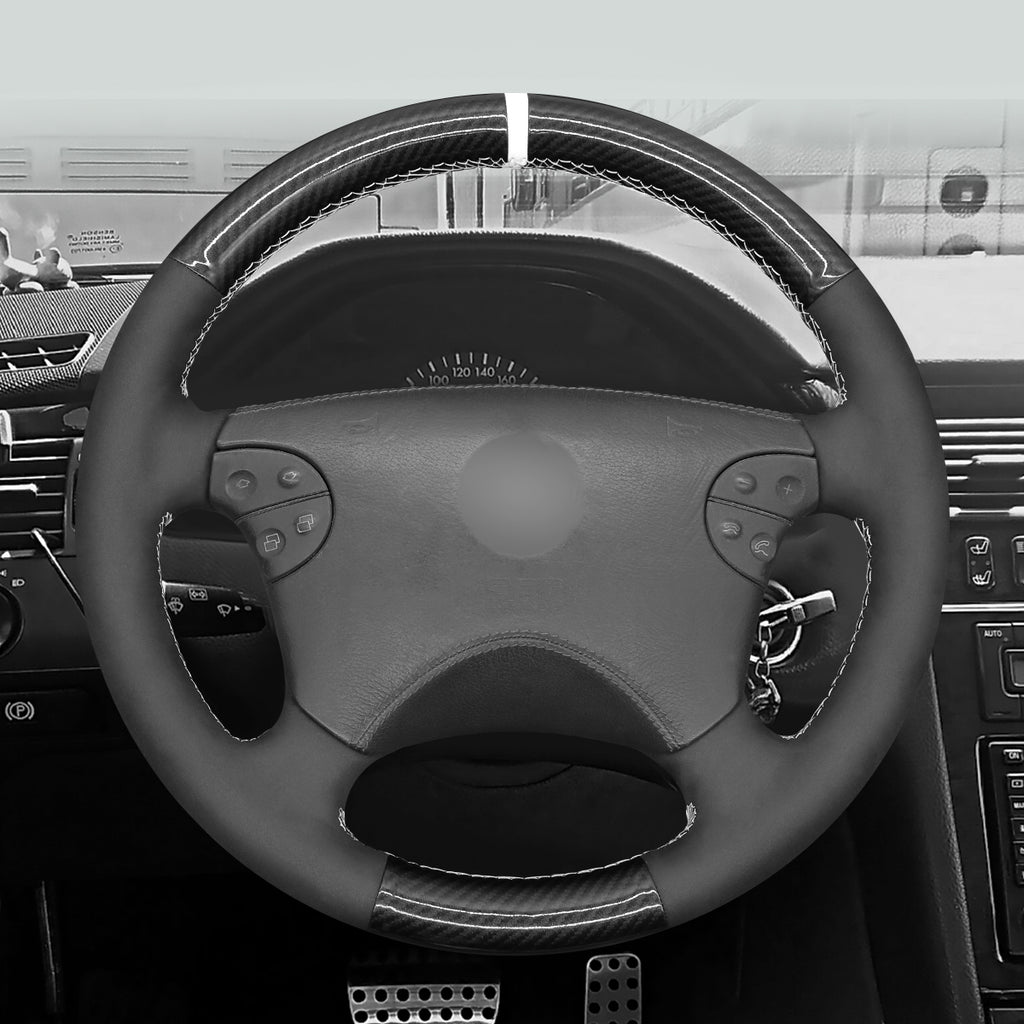MEWANT Couvre Volant pour Mercedes-Benz CLK-Class W208 C208 E-Class W210 G-Class W463