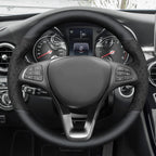 MEWANT Couvre Volant pour Mercedes-Benz A-Class B-Class C-Class CLA-Class CLS-Class E-Class (W213) EQV (W447) GLC-Class (X253C253) GLE-Class (W166C292) (W470)