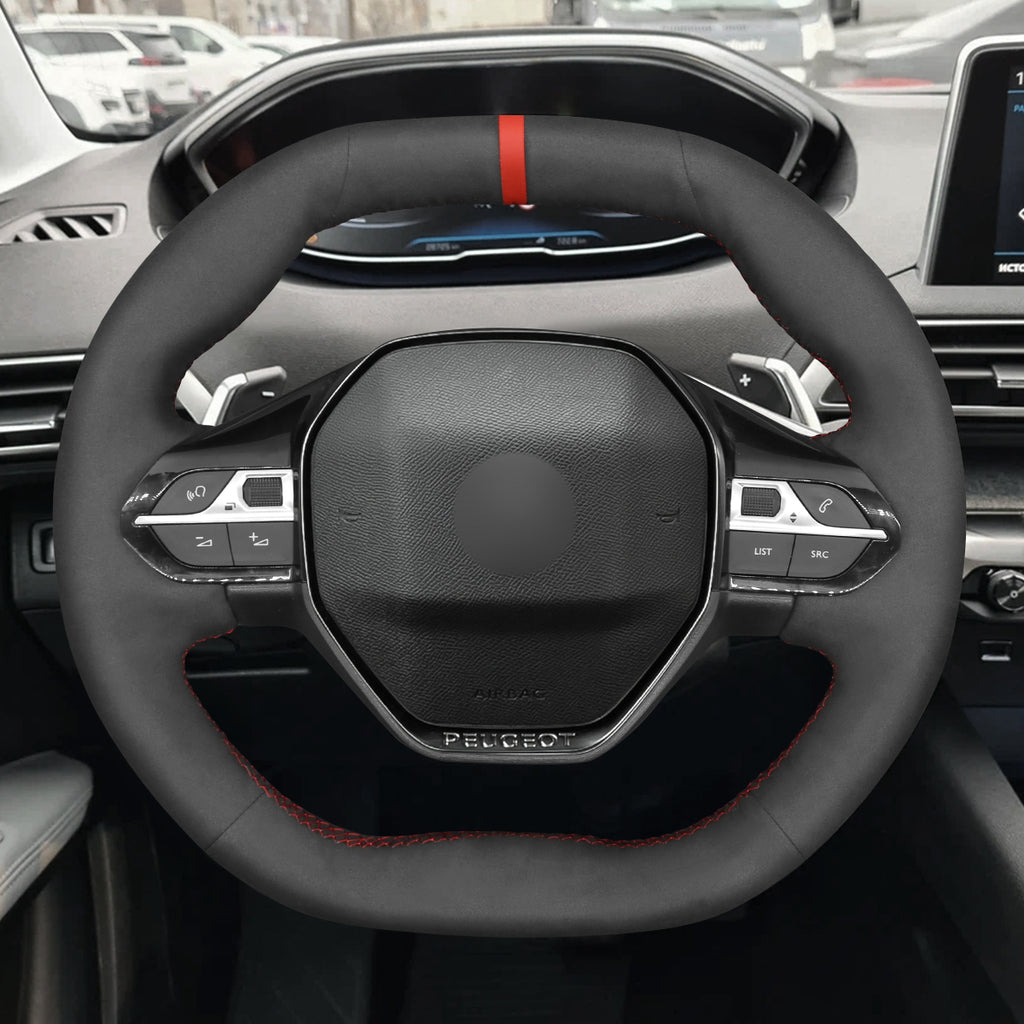 MEWANT Couvre Volant pour Peugeot 208 308 (SW) 2008 3008 508 508 SW 5008  Partner Rifter