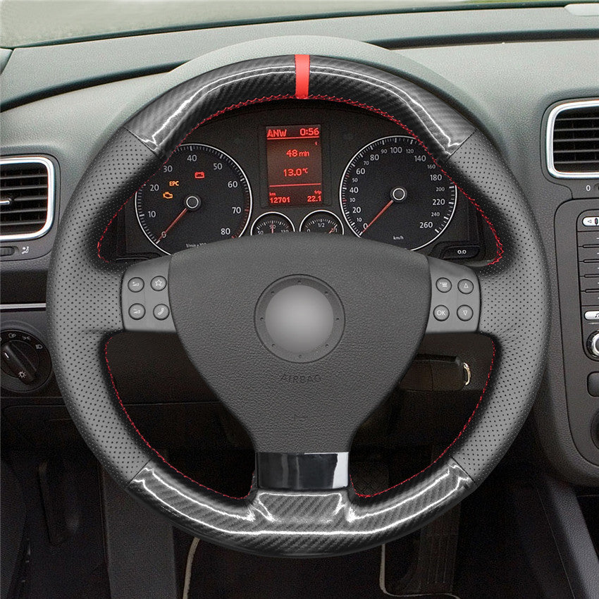 MEWANT Couvre Volant pour Volkswagen VW EOS MK5 2005-2008