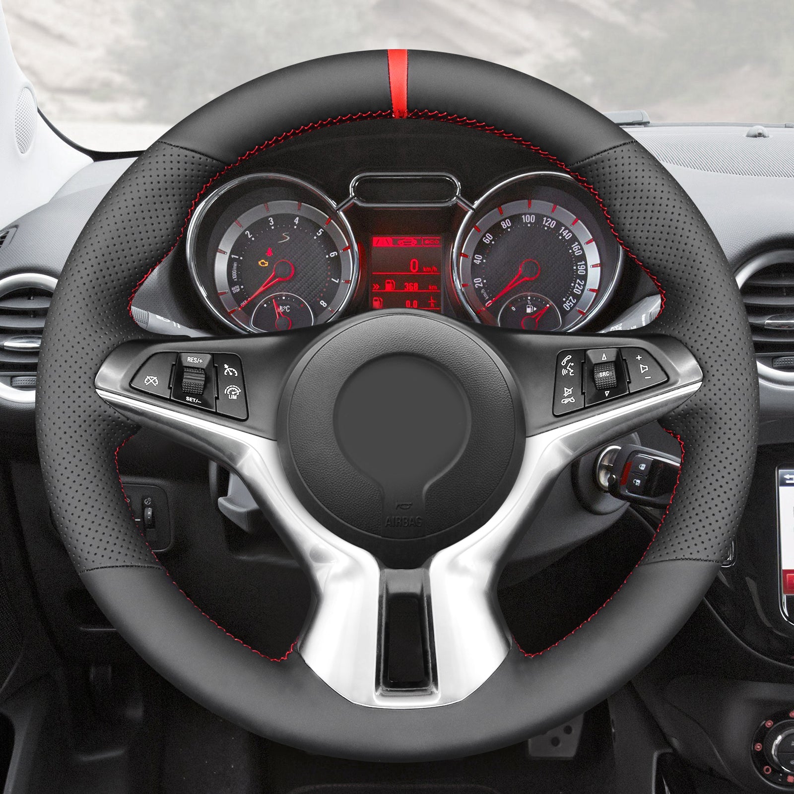 MEWANT Couvre Volant pour Opel Vauxhall Adam 2012-2020