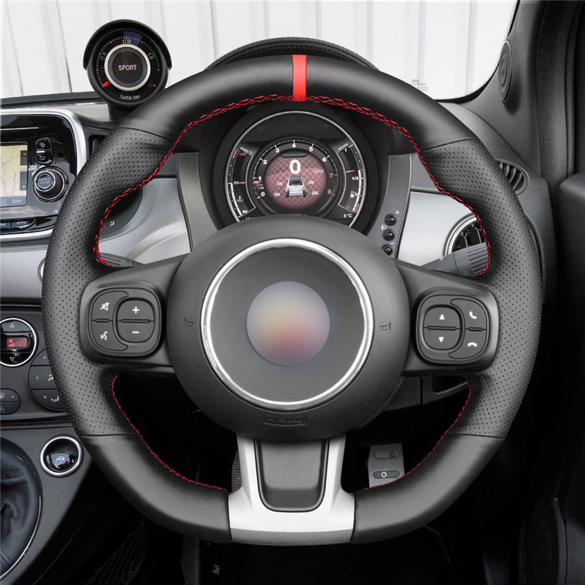 MEWANT Couvre Volant pour Fiat Abarth 595 595C 695 695C Fiat 500 500C