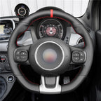 MEWANT Couvre Volant pour Fiat Abarth 595 595C 695 695C Fiat 500 500C