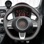 MEWANT Couvre Volant pour Fiat Abarth 500 500C 595 595C Fiat 500 (GQ/S) 500C (S)