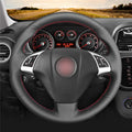 MEWANT Couvre Volant pour Fiat Punto 2007-2019 / Bravo 2007-2019 / Linea 2007-2019 / Qubo 2008-2015 / Doblo 2010-2014 / Grande Punto 2005-2019