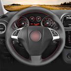 MEWANT Couvre Volant pour Fiat Punto 2007-2019 / Bravo 2007-2019 / Linea 2007-2019 / Qubo 2008-2015 / Doblo 2010-2014 / Grande Punto 2005-2019