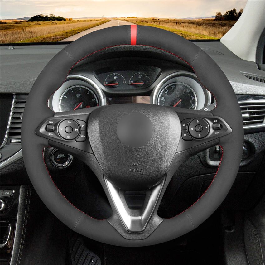 MEWANT Couvre Volant pour Opel Astra (K) Corsa (E) Crossland X Grandland X Insignia (CT) B Karl Zafira (C)