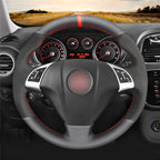 MEWANT Couvre Volant pour Fiat Punto 2007-2019 / Bravo 2007-2019 / Linea 2007-2019 / Qubo 2008-2015 / Doblo 2010-2014 / Grande Punto 2005-2019