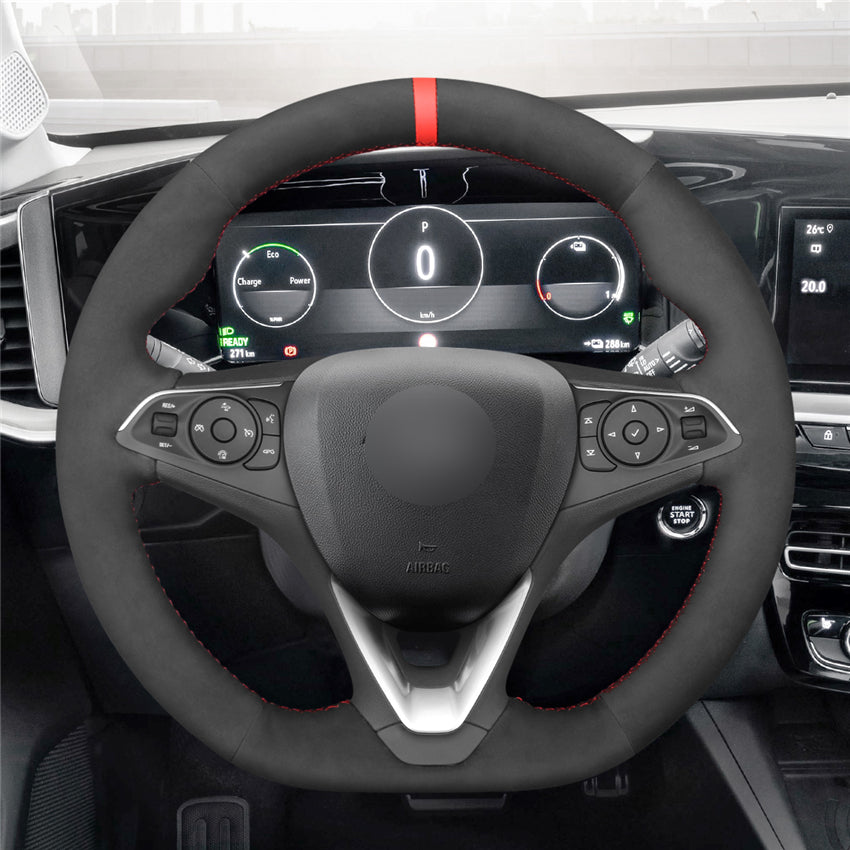 MEWANT Couvre Volant pour Opel Astra (K) Combo Corsa(E|F) Grandland X Insignia (CT) B