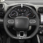 MEWANT Couvre Volant pour Citroen C3 2016-2022 / C3 Aircross 2017-2022 / C5 Aircross 2018-2022 / Berlingo 2018-2022