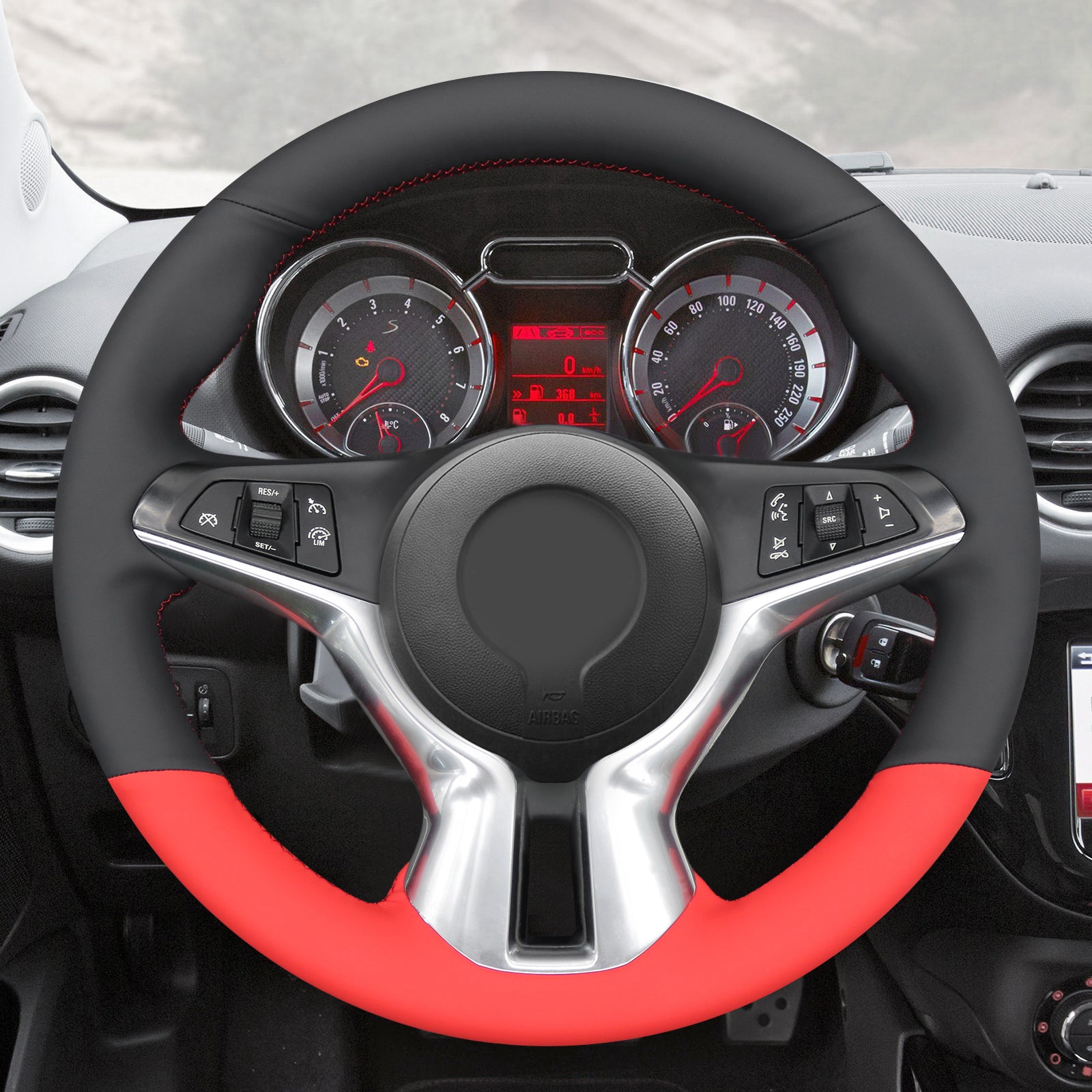 MEWANT Couvre Volant pour Opel Vauxhall Adam 2012-2020