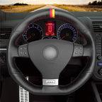 MEWANT Couvre Volant pour VW Golf GTI 5 Golf R32 Scirocco Passat Variant Tiguan R-Line 2005-2009
