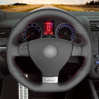 MEWANT Couvre Volant pour VW Golf GTI 5 Golf R32 Scirocco Passat Variant Tiguan R-Line 2005-2009