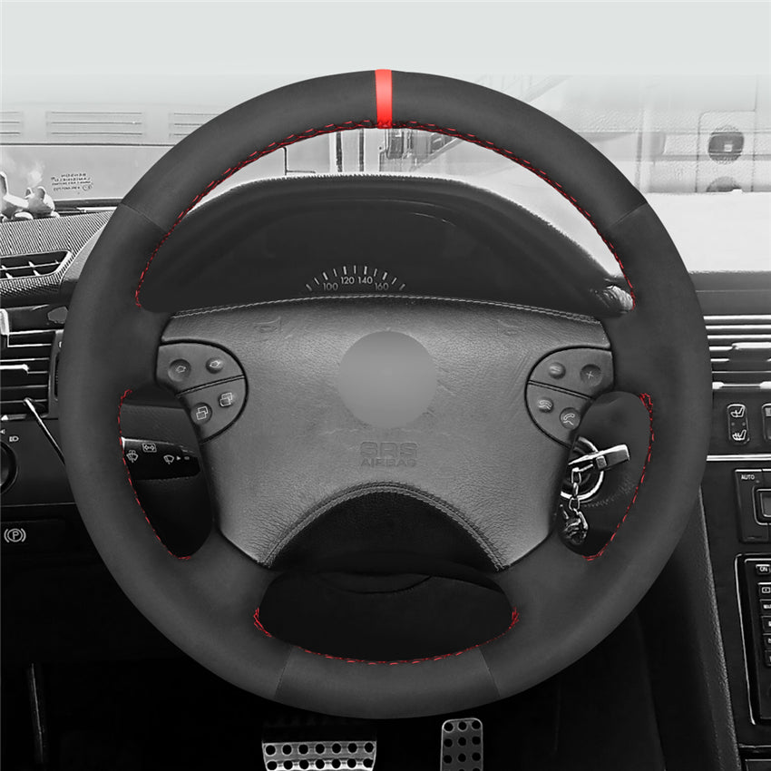 MEWANT Couvre Volant pour Mercedes-Benz CLK-Class W208 C208 E-Class W210 G-Class W463
