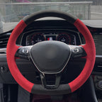 MEWANT Couvre Volant pour VW Caddy Crafter Passat Golf 7 Polo Arteon Tiguan Touareg Passat Jetta Variant 2015-2021