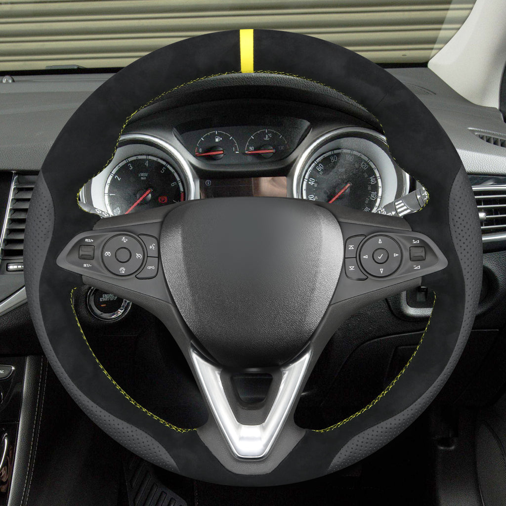 MEWANT Couvre Volant pour Opel Astra (K) Corsa (E) Crossland X Grandland X Insignia (CT) B Karl Zafira (C)