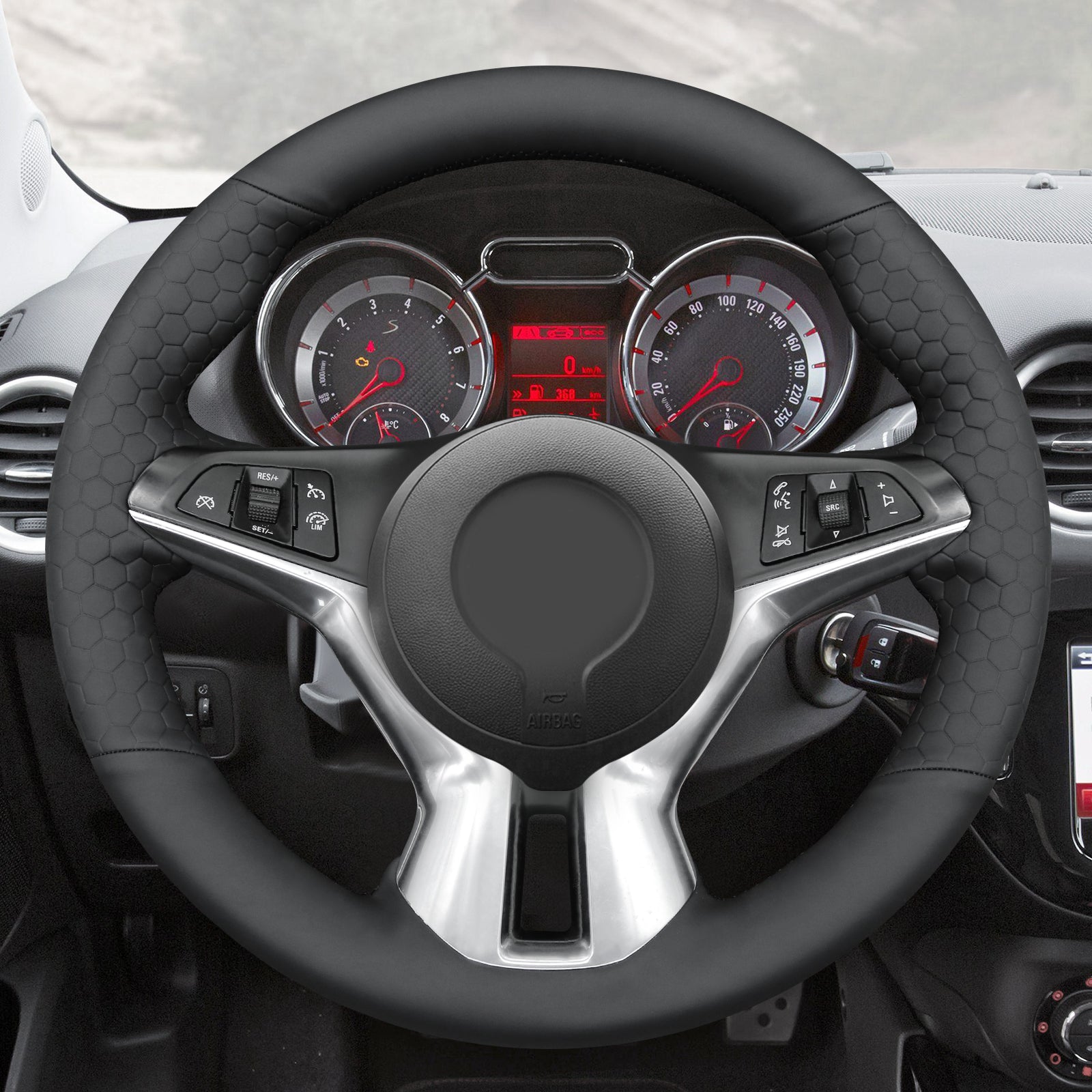 MEWANT Couvre Volant pour Opel Vauxhall Adam 2012-2020