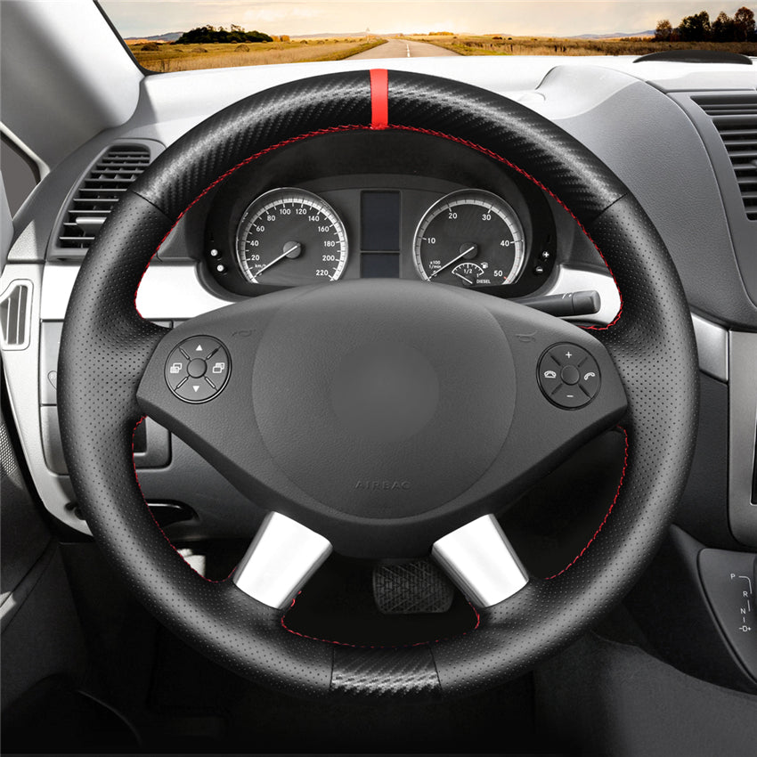 MEWANT Couvre Volant pour Mercedes-Benz W639 Viano 2010-2015  Vito 2010-2015  Valente 2012-2015