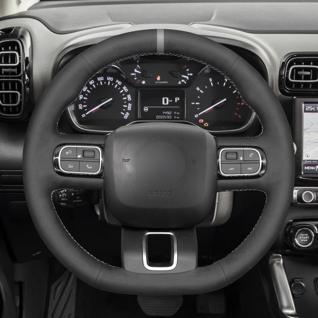MEWANT Couvre Volant pour Citroen C3 2016-2022 / C3 Aircross 2017-2022 / C5 Aircross 2018-2022 / Berlingo 2018-2022