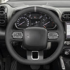 MEWANT Couvre Volant pour Citroen C3 2016-2022 / C3 Aircross 2017-2022 / C5 Aircross 2018-2022 / Berlingo 2018-2022