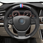 MEWANT Couvre Volant pour BMW 5 Series F10 F11 F07 6 Series F12 F13 F06 7 Series F01 7 Series F02 2009-2017