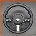 MEWANT Couvre Volant pour BMW (M Sport) X6 X5X4 X3 X2 X1 F12 F10 F32 F34 F20 F21 M135i F45 F46  F22 F23 M235i F30 F31 2015-2019