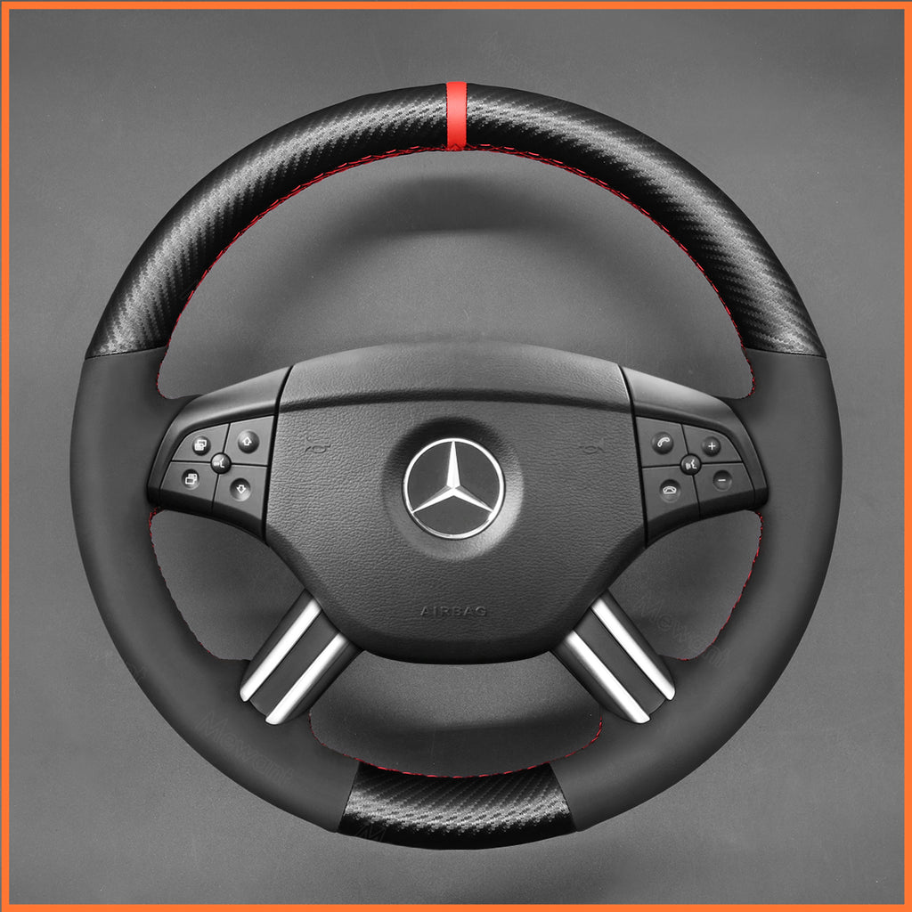MEWANT Couvre Volant pour Mercedes-Benz GL-Class X164 2007-2008  M-Class 2006-2008