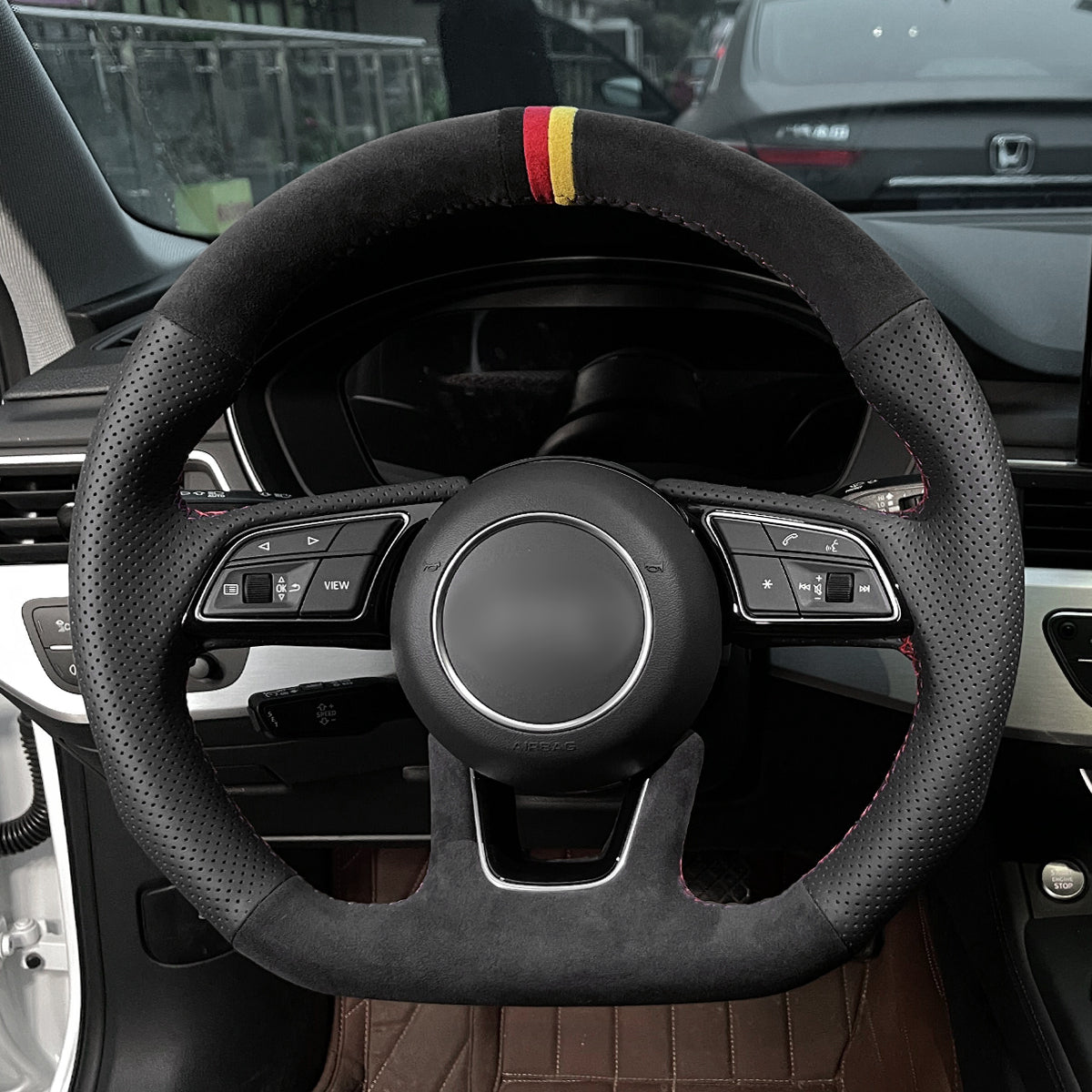 MEWANT Couvre Volant pour Audi A1 A3 A4 A4 Allroad A5 S3 S4 S5 RS Q2 SQ2 2016-2022