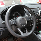 MEWANT Steering Wheel Cover for Audi A1 A3 A4 A5 S3 S5 Q2 RS 2016-2022
