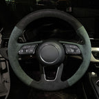 MEWANT Steering Wheel Cover for Audi A1 A3 A4 A5 S3 S5 Q2 RS 2016-2022
