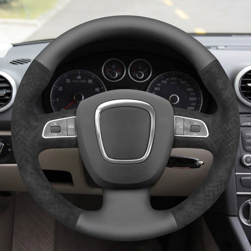 MEWANT Couvre Volant pour Audi A3 A4 A5 A8 Q7 RS S4 S5 S6 S8 2006-2013