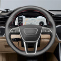MEWANT Steering Wheel Cover for Audi A6 Avant Allroad A7 A8 S6 S7 S8 RS E-Tron 2018-2022