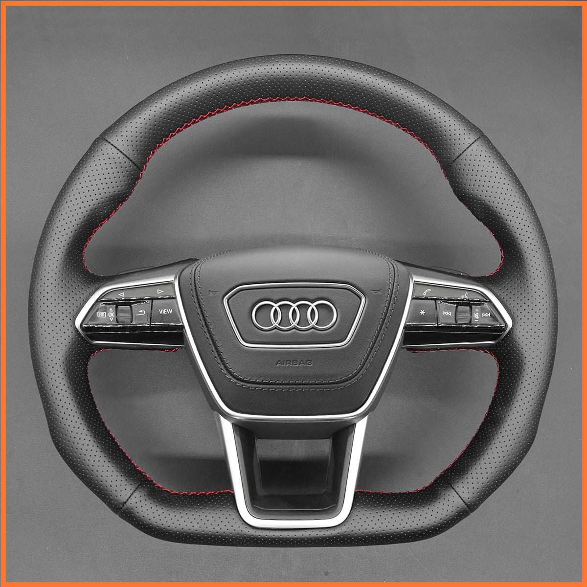 MEWANT Couvre Volant pour Audi A6 Avant Allroad A7 S6 S7 RS E-Tron RS E-tron GT2018-2022