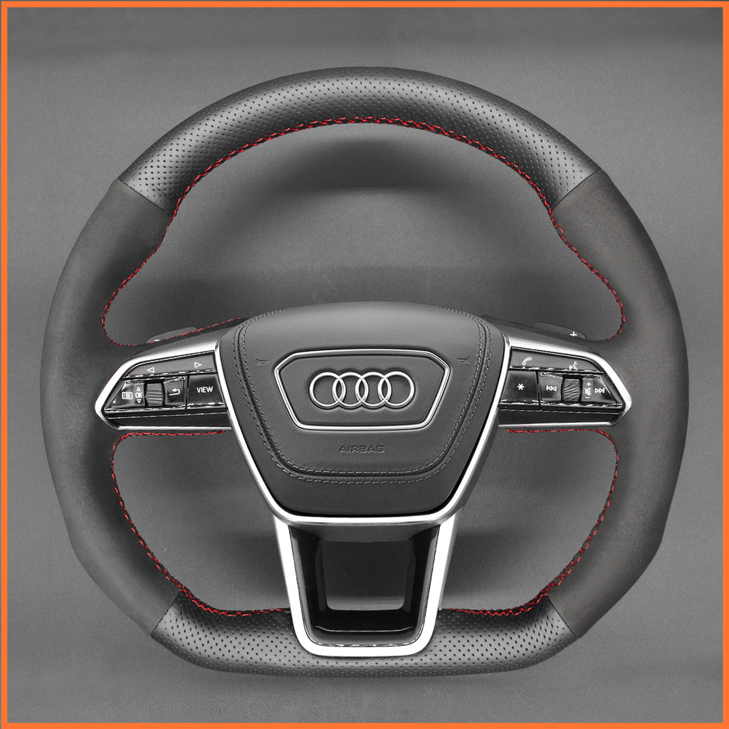 MEWANT Couvre Volant pour Audi A6 Avant Allroad A7 S6 S7 RS E-Tron RS E-tron GT2018-2022