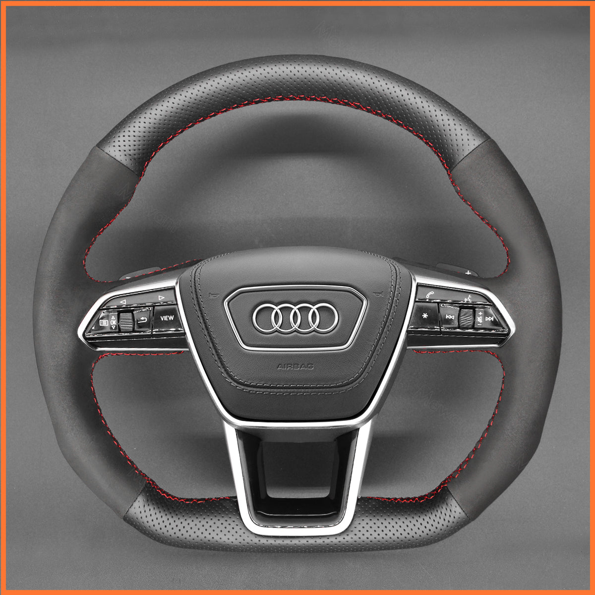 MEWANT Couvre Volant pour Audi A6 Avant Allroad A7 S6 S7 RS E-Tron RS E-tron GT2018-2022