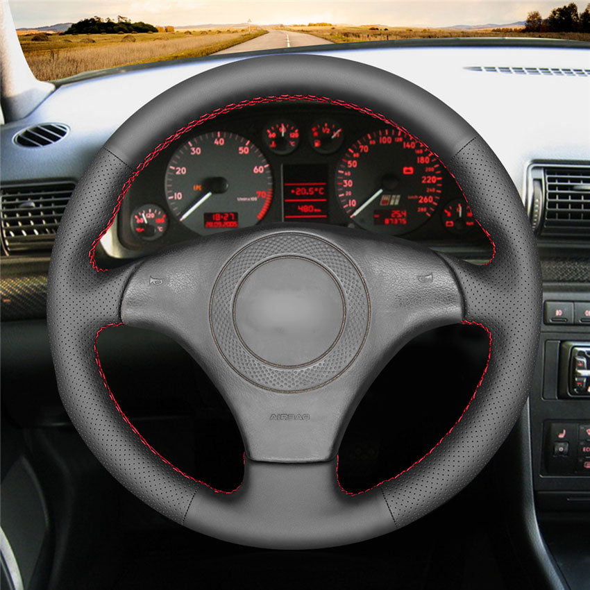 MEWANT Steering Wheel Cover for Audi A8 TT S4 S6 S8 1998-2002