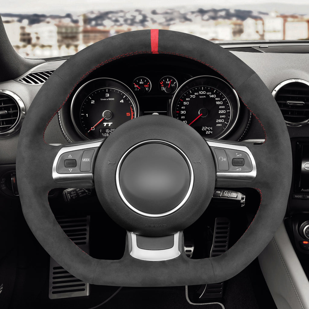 MEWANT Steering Wheel Cover for Audi R8 Audi TT 2008-2015