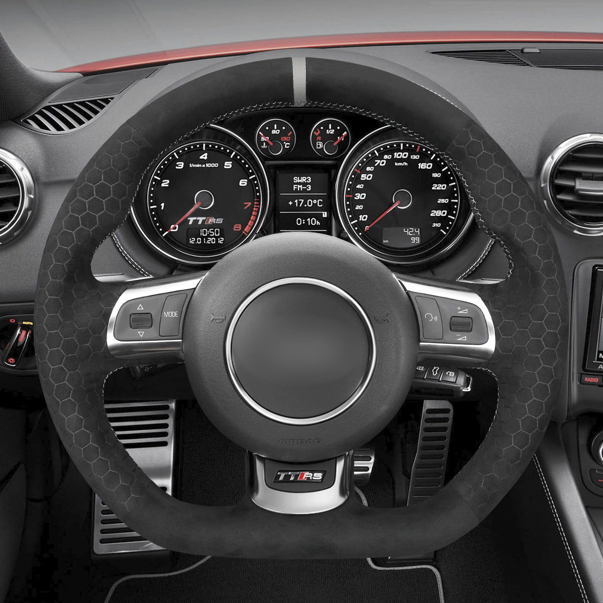 MEWANT Couvre Volant pour Audi TT RS R8 RS 3 RS 6 2009-2014