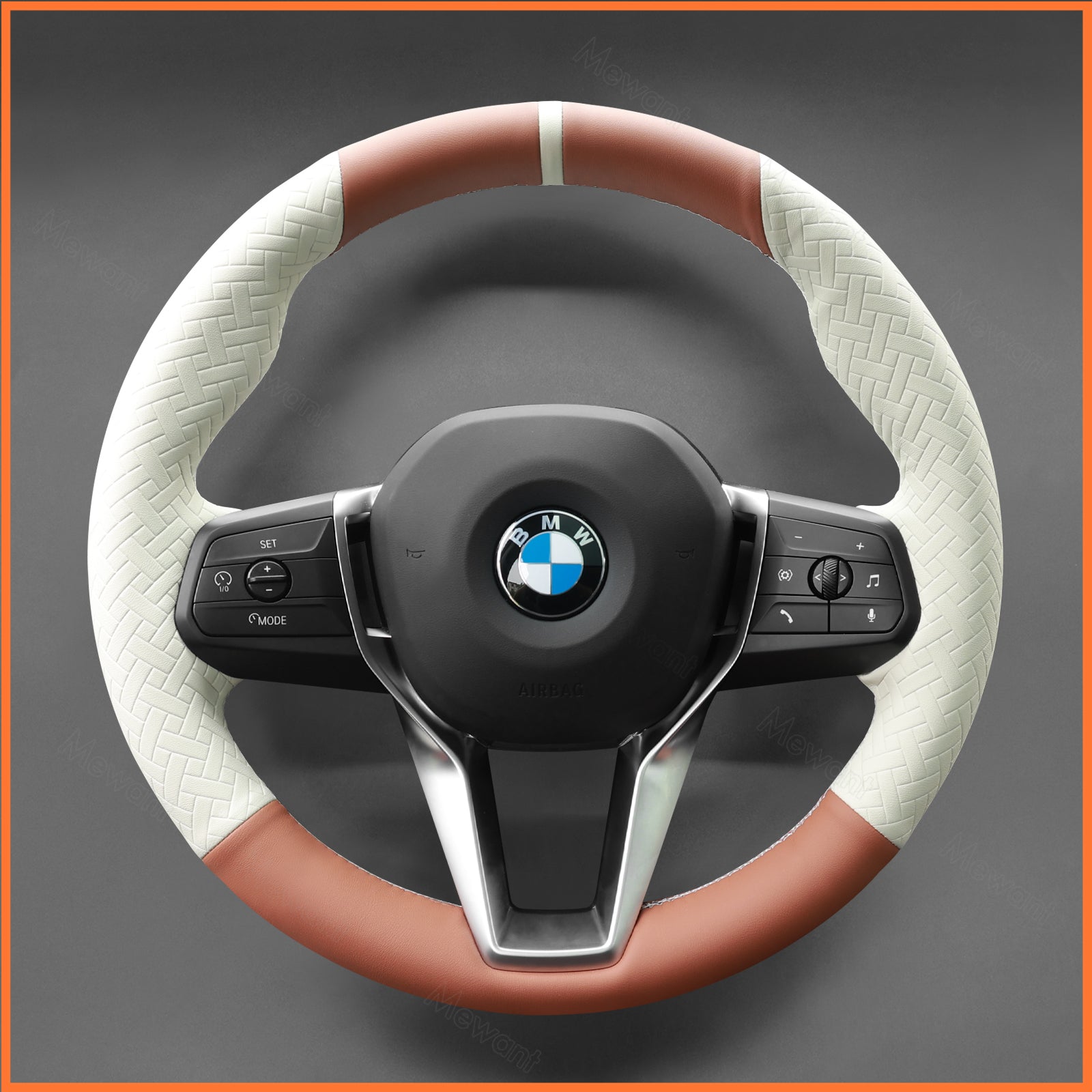 MEWANT Couvre Volant pour BMW 2 Series U06 X1 U11 iX1 iX2 X1 X2