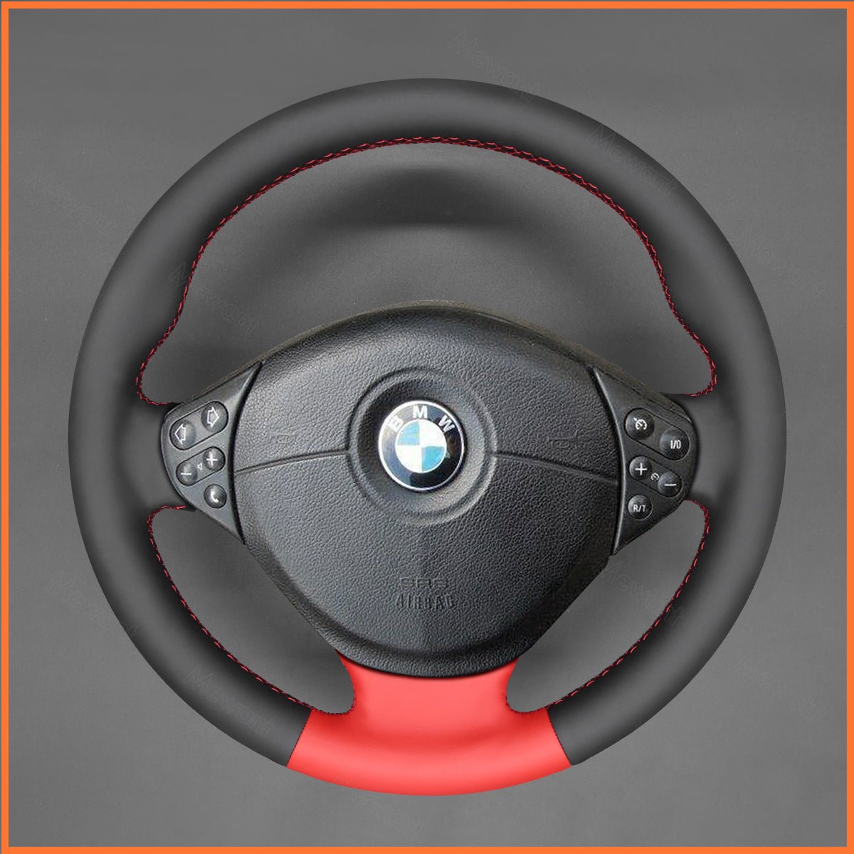 MEWANT Couvre Volant pour BMW 3 Series E36  5 Series E39 7 Series E38 Z3 M3 E36 M5 E39