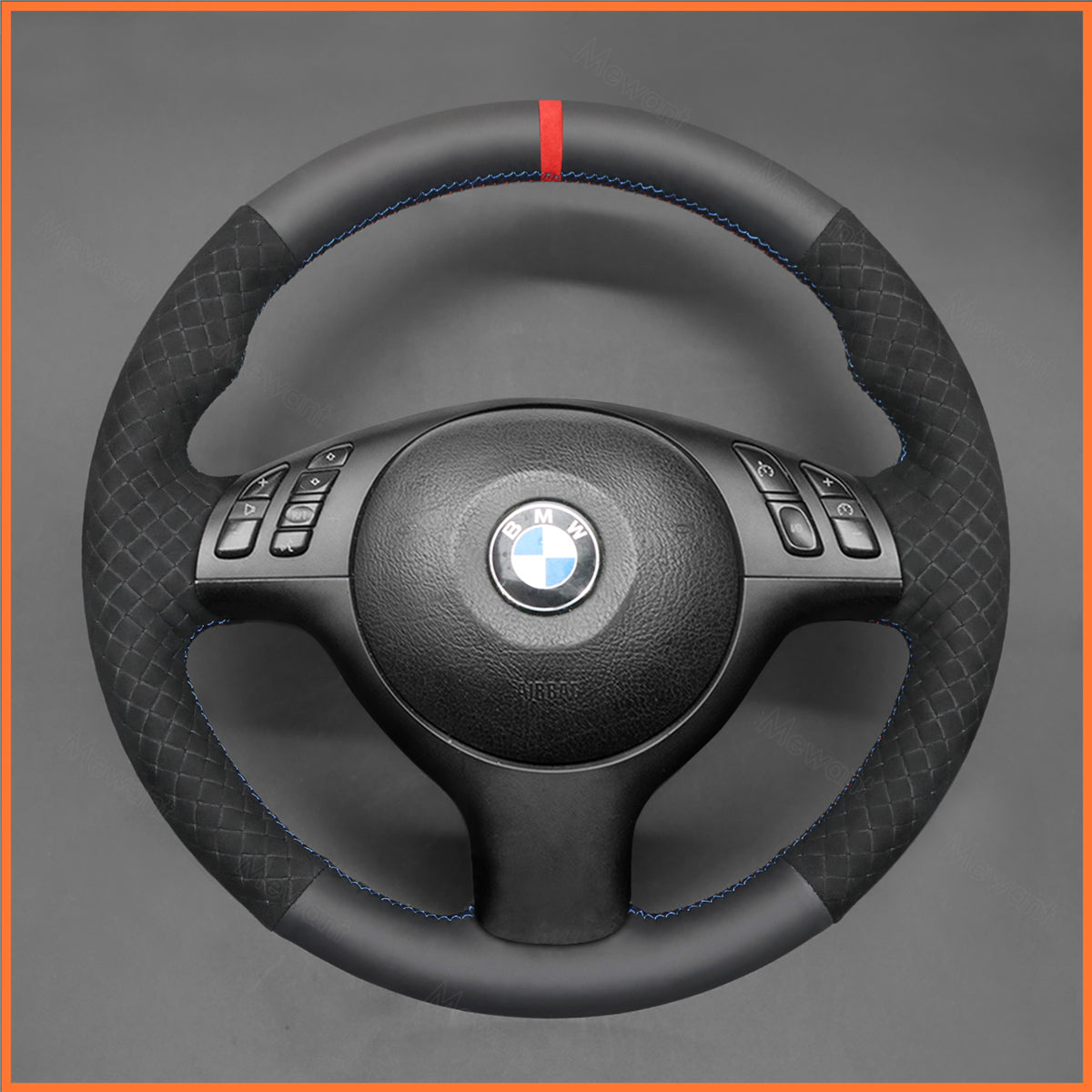 MEWANT Couvre Volant pour BMW 3 Series E46 5 Series E39 M5 E39