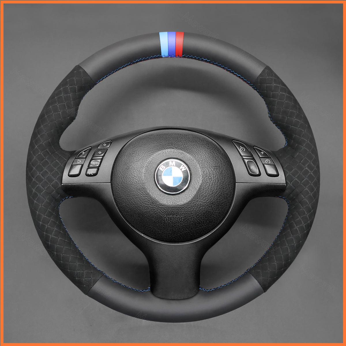 MEWANT Couvre Volant pour BMW 3 Series E46 5 Series E39 M5 E39