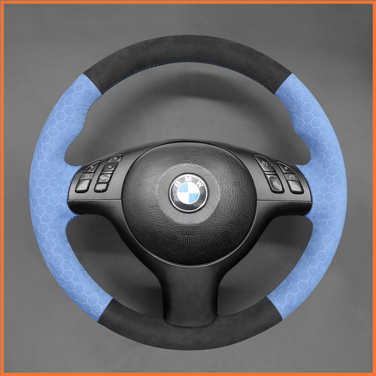 MEWANT Couvre Volant pour BMW 3 Series E46 5 Series E39 M5 E39