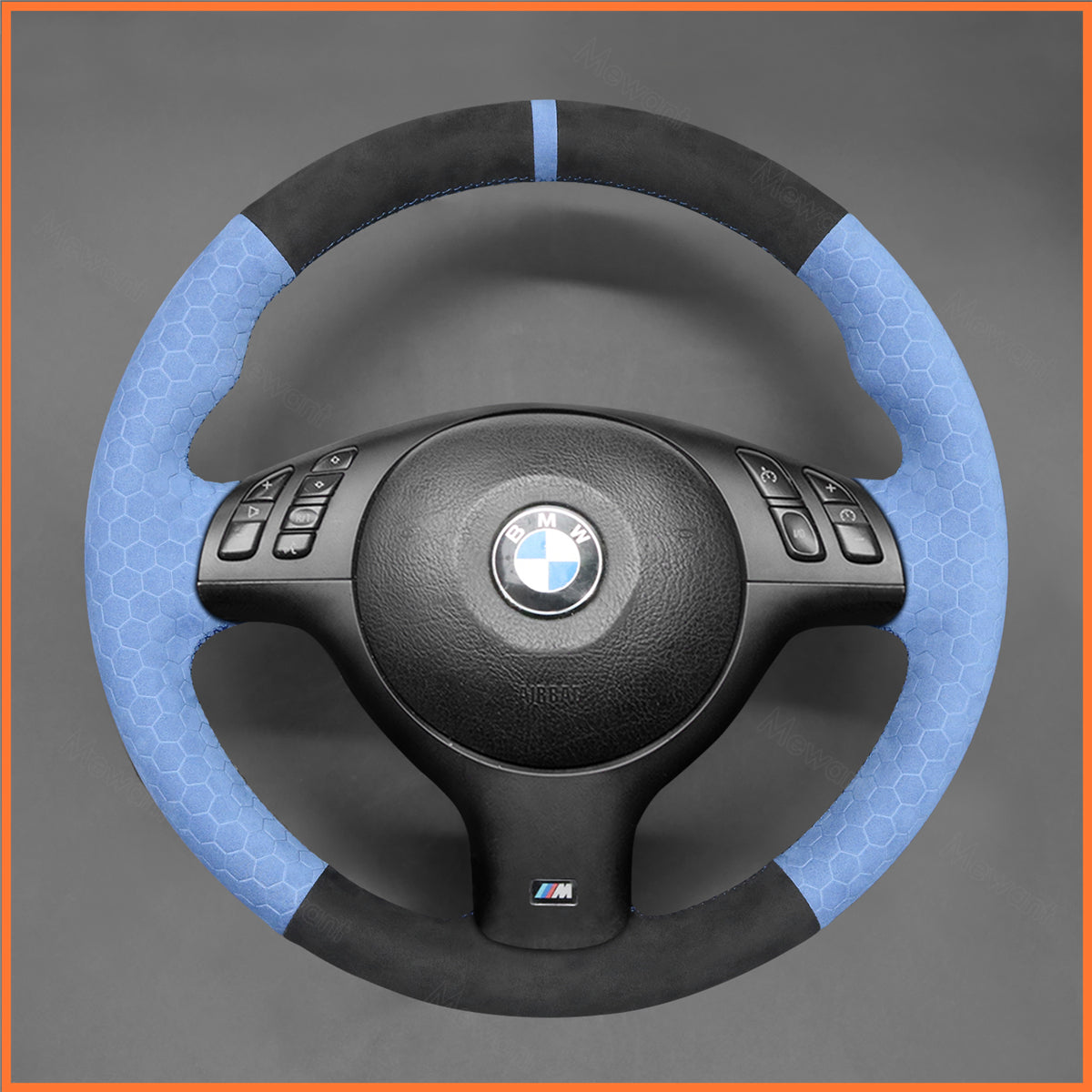 MEWANT Couvre Volant pour BMW 3 Series E46 5 Series E39 M5 E39