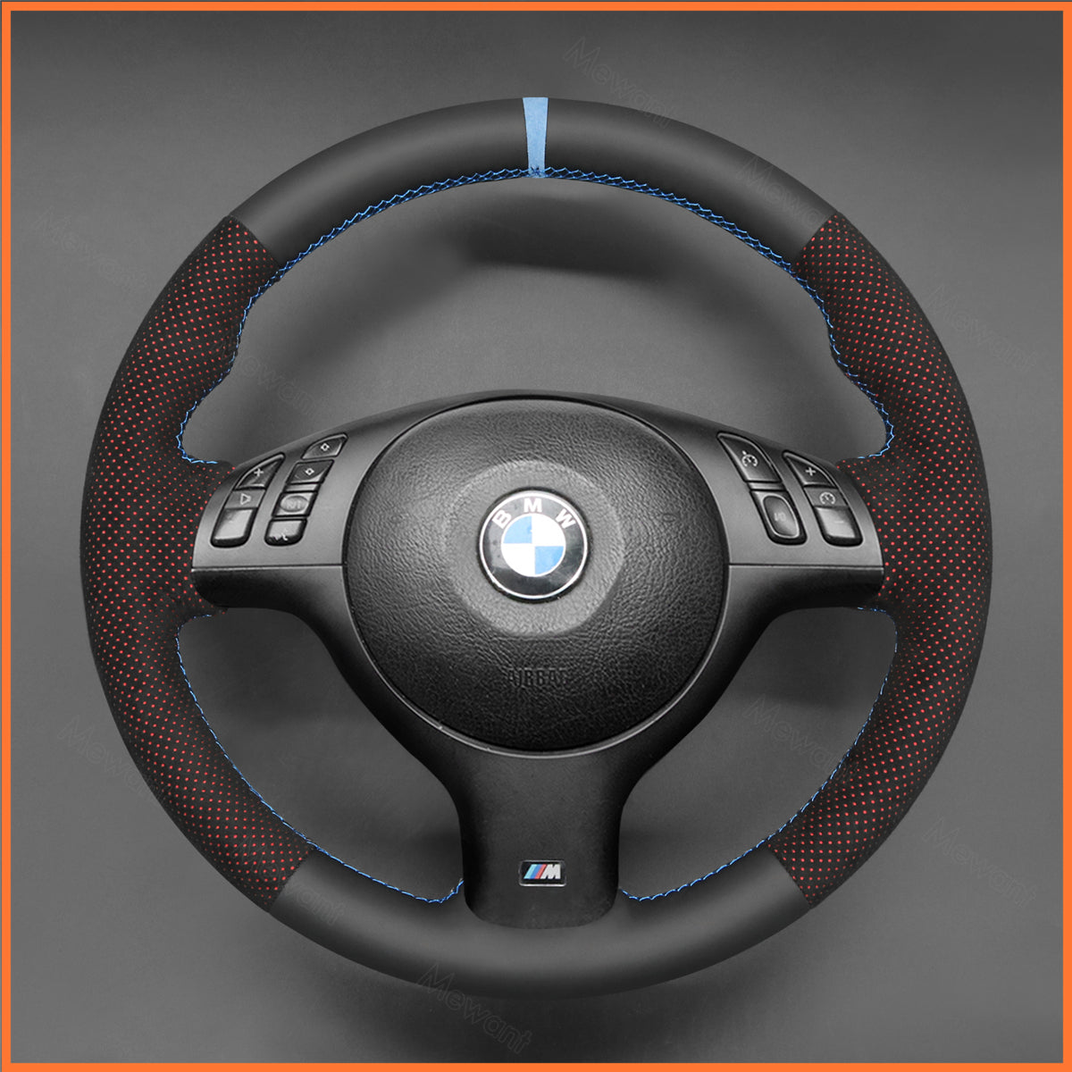 MEWANT Couvre Volant pour BMW 3 Series E46 5 Series E39 M5 E39
