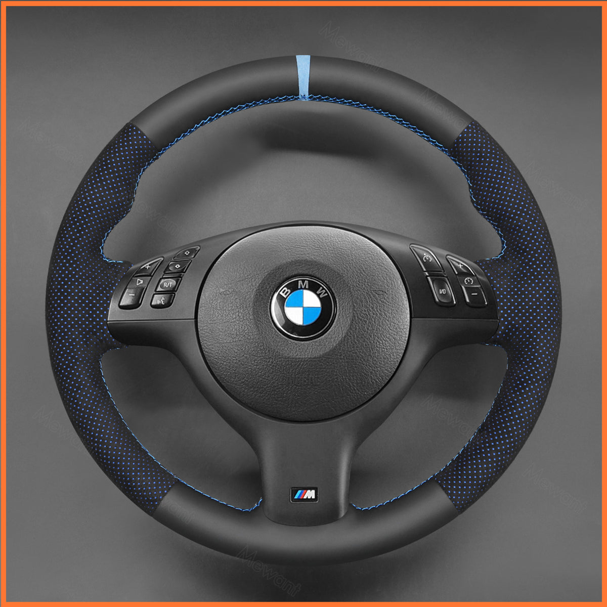 MEWANT Couvre Volant pour BMW 3 Series E46 5 Series E39 M5 E39