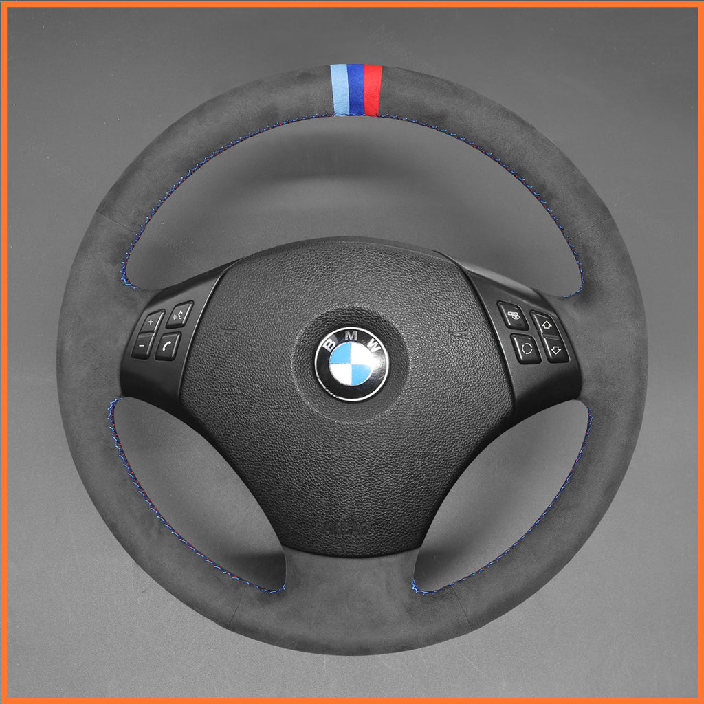 MEWANT Couvre Volant pour BMW 3 Series E90 Sedan E91 Touring X1 E84 2005-2011