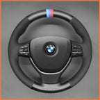 MEWANT Couvre Volant pour BMW 5 Series F10 F11 F07 6 Series F12 F13 F06 7 Series F01 7 Series F02 2009-2017