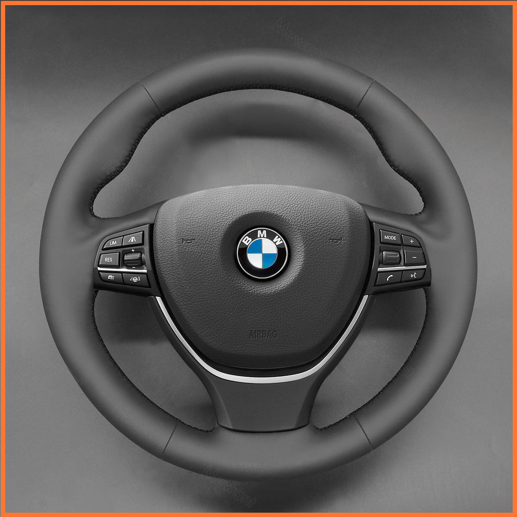 MEWANT Couvre Volant pour BMW 5 Series F10 F11 F07 6 Series F12 F13 F06 7 Series F01 7 Series F02 2009-2017