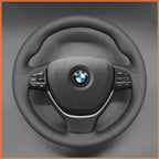 MEWANT Couvre Volant pour BMW 5 Series F10 F11 F07 6 Series F12 F13 F06 7 Series F01 7 Series F02 2009-2017